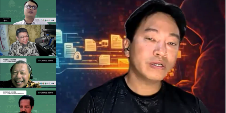 Pelaksanaan webinar pre event CROSS Open Source Summit 2026