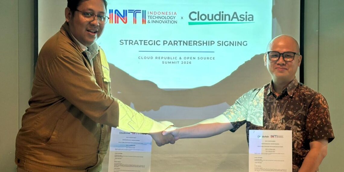Penandatanganan kerjasama Cloud In Asia dengan INTI Media